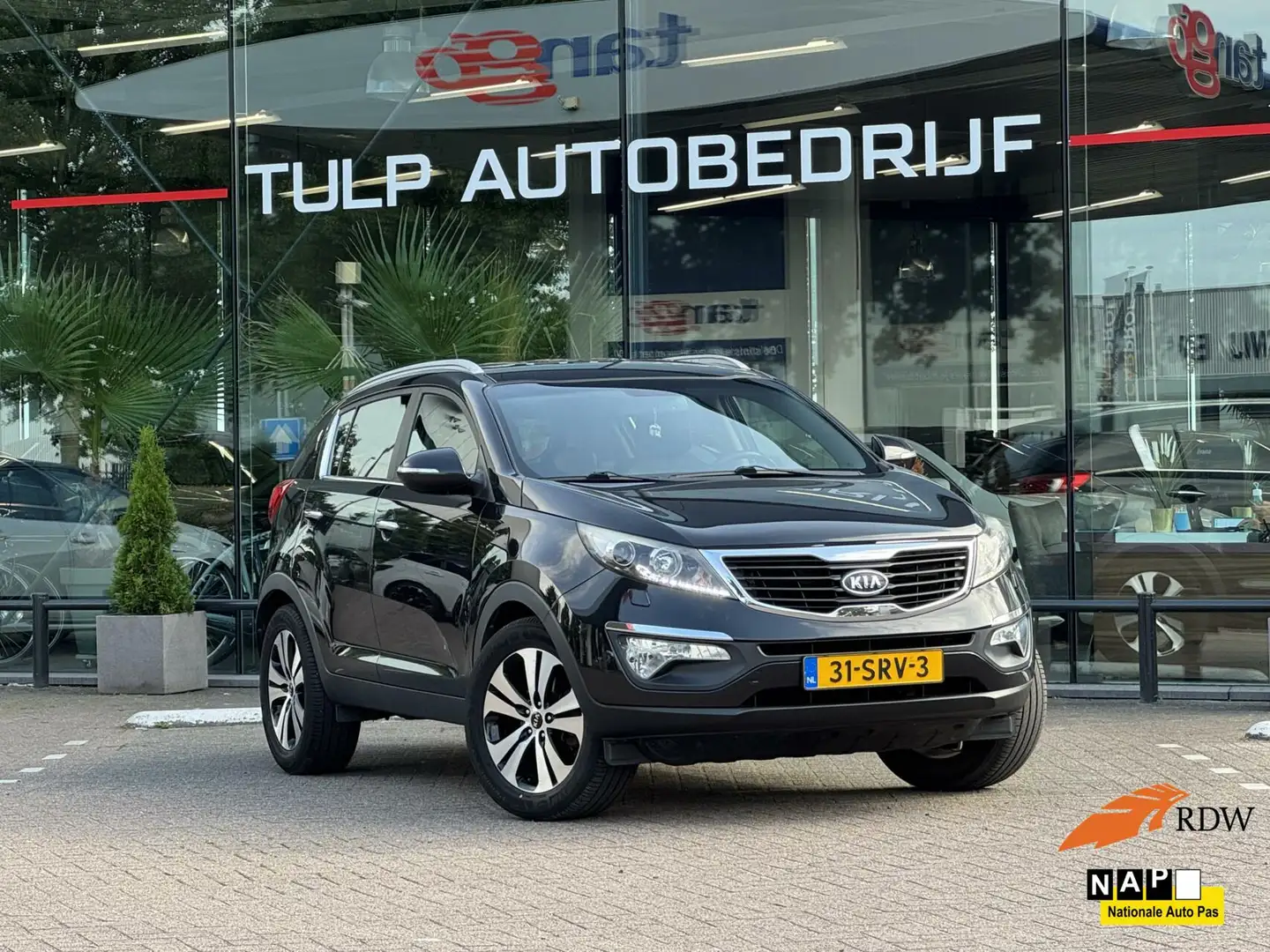 Kia Sportage 2.0 X-clusive Luxe 2011 Leder Navi Nette auto Чёрный - 1