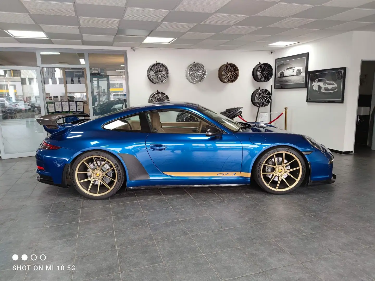 Porsche 991 911 Carrera *GT3 Umbau*Originalteile*Unikat* Синій - 2
