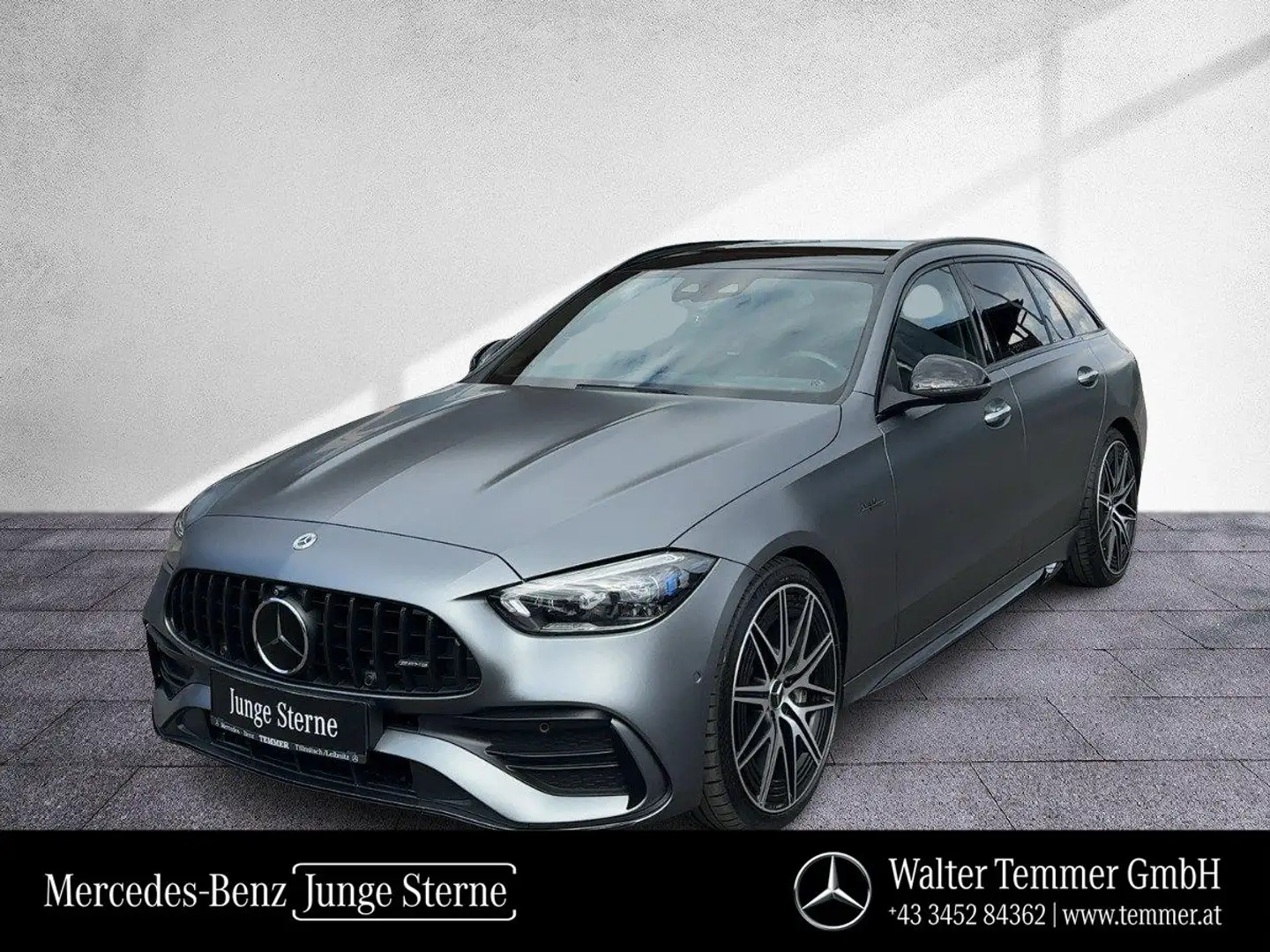 Mercedes-Benz C 43 AMG 4m NP.: 104.917 Prem+ Distr HeadUp Pano Grau - 1