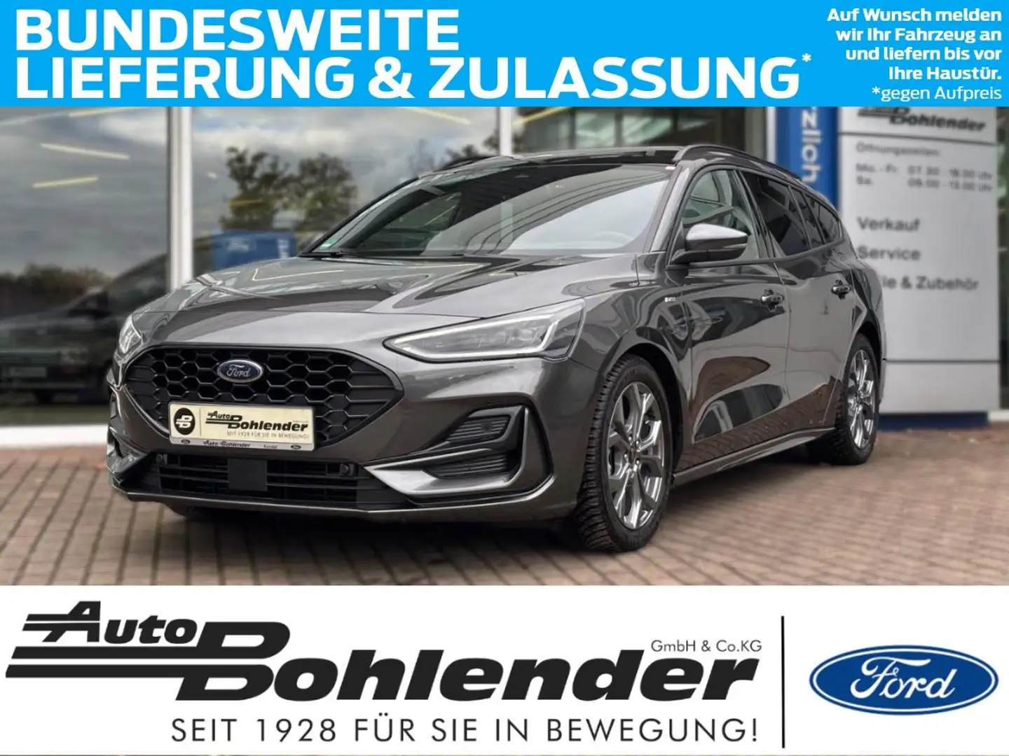 Ford Focus ST-Line X | Panorama | AHK | Allwetter | Navi Grau - 1