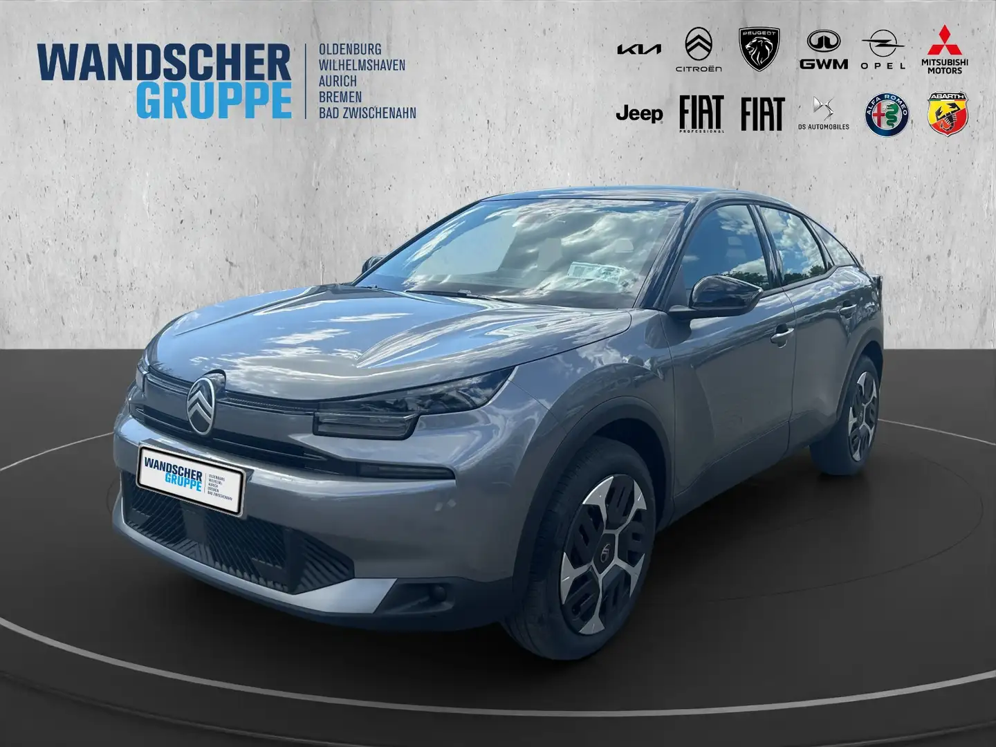 Citroen C4 Hybird 145 Plus SHZ LED KAMERA PDC CARPLAY Gris - 1