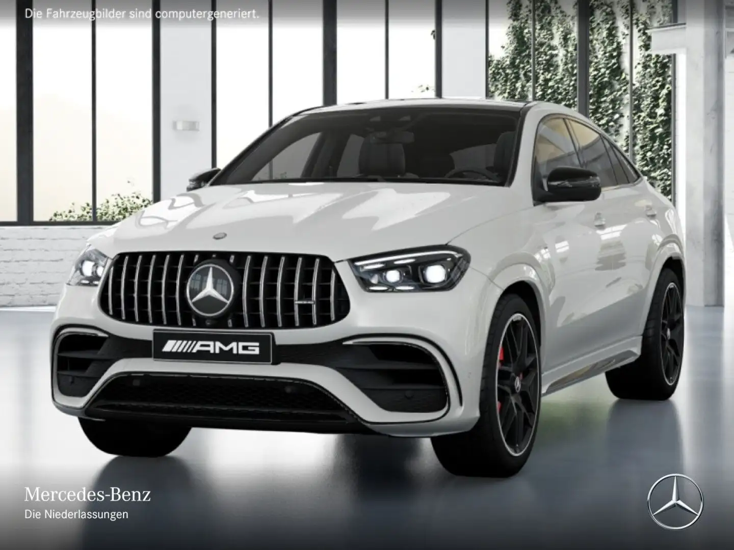 Mercedes-Benz GLE 63 AMG GLE 63 S Coupé 4M NIGHT+PANO+360+AHK+MULTIBEAM+9G Weiß - 2