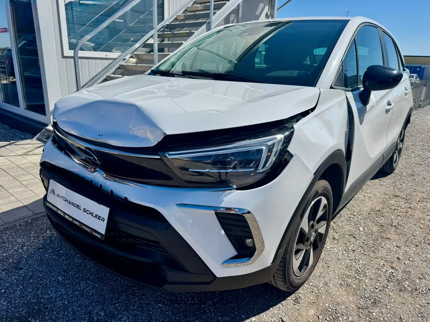 Opel Crossland X Edition 1.2T 81kW !! UNFALL AUTO !! Weiß - 1
