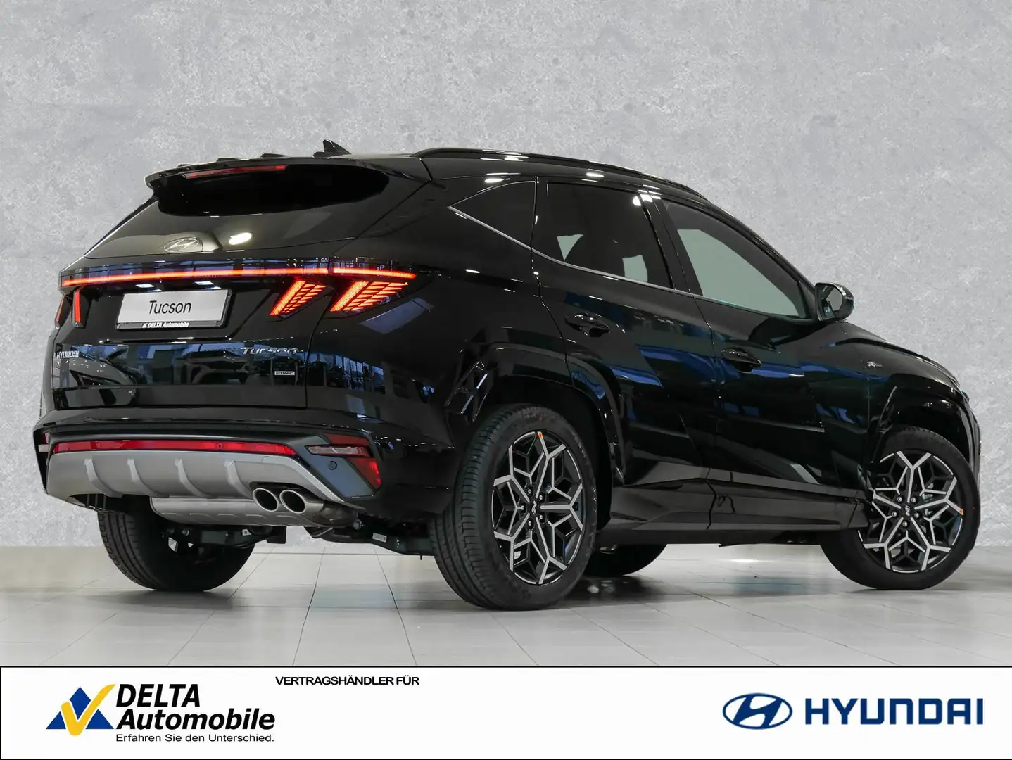 Hyundai TUCSON 1.6 TGDI DCT N Line Navi Kamera Alcantara Černá - 2