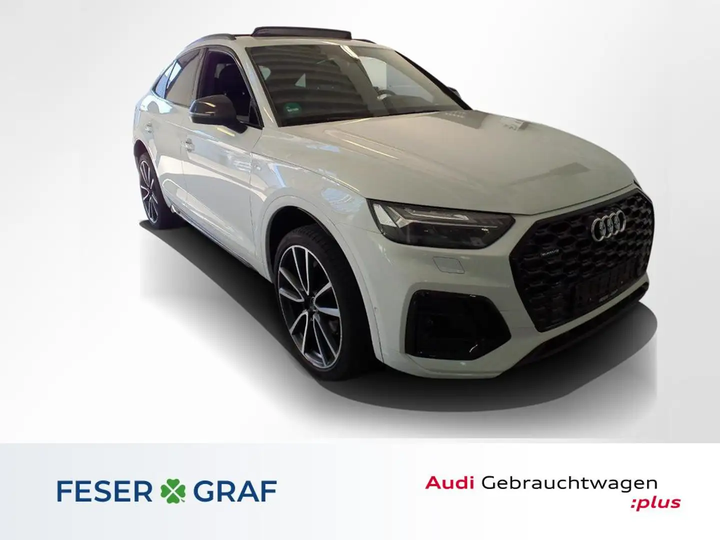 Audi Q5 Sportback S line edition 45 TFSI Matrix Pano Keyle Weiß - 1