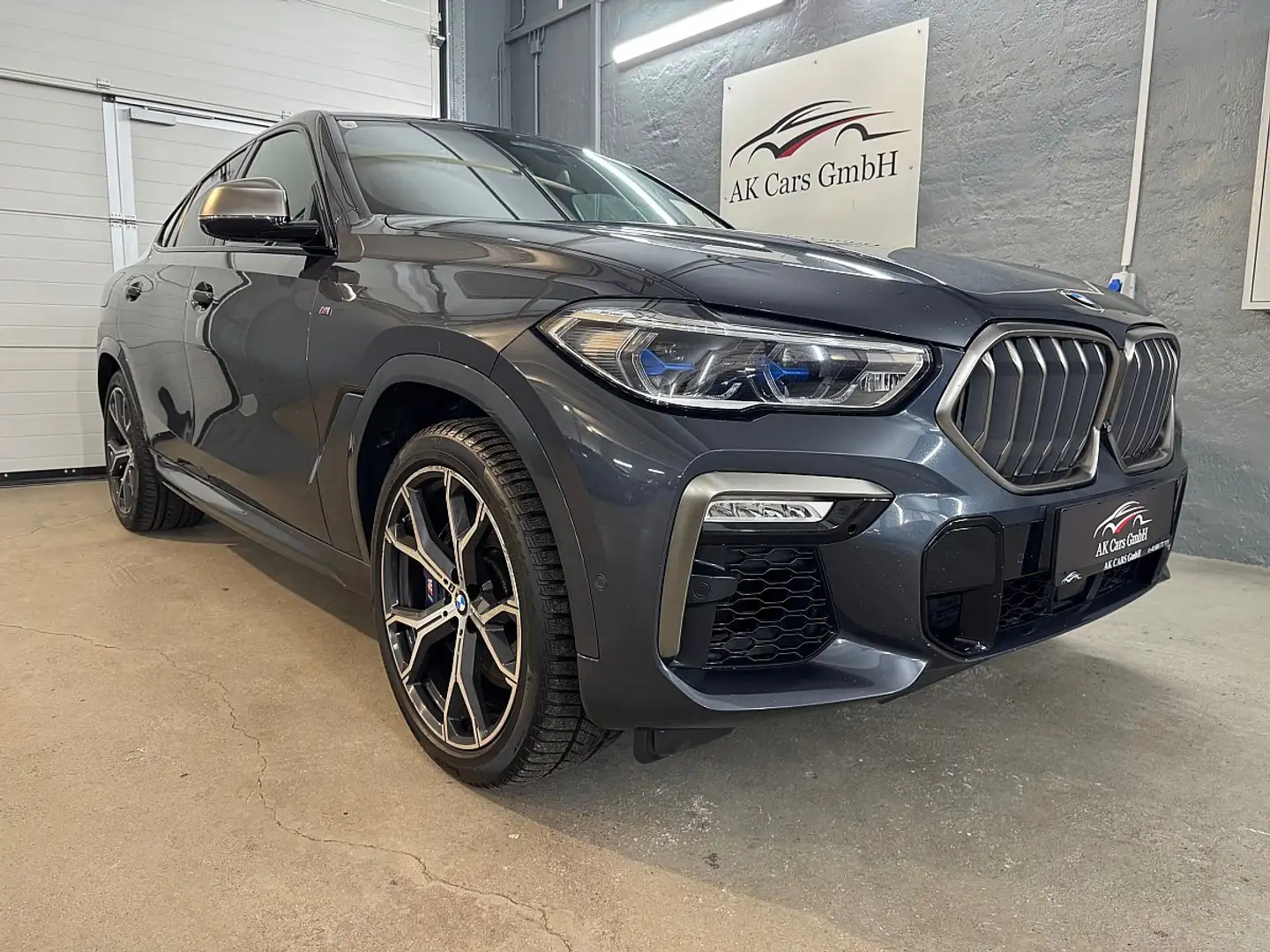 BMW X6 M 50i Aut.*Mega Voll* Gris - 2