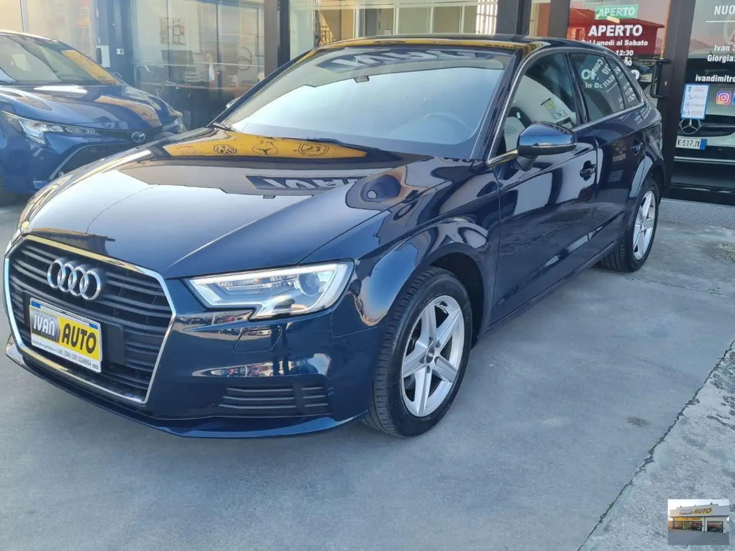 Audi A3 SPB 1.6 TDI S tronic Sport Blauw - 2