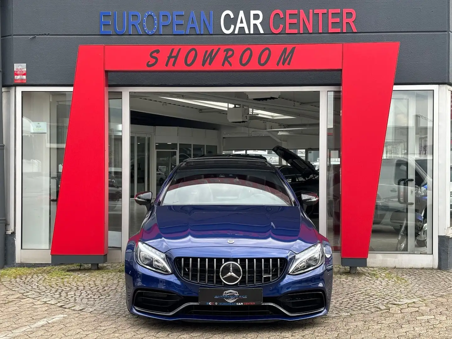 Mercedes-Benz C 63 AMG PANO*BURMESTER*360*LED*GARANTIE Blu/Azzurro - 1