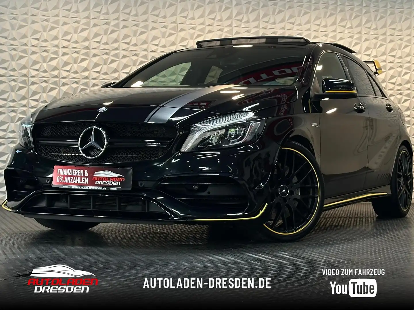 Mercedes-Benz A 45 AMG A45 AMG AERO YELLOW NIGHT ED H&K#PANO#CAM Negro - 1