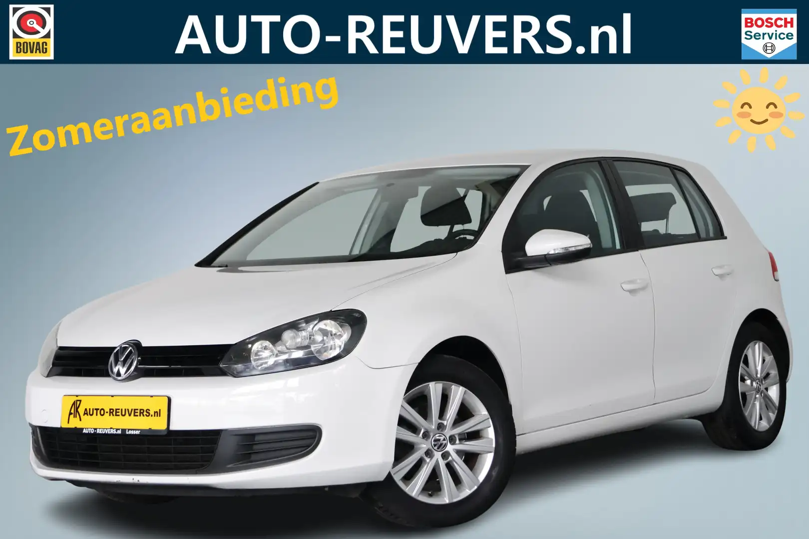 Volkswagen Golf 1.4 Trendline / Clima / 5 Deurs / LMV / Cruisecont Wit - 1