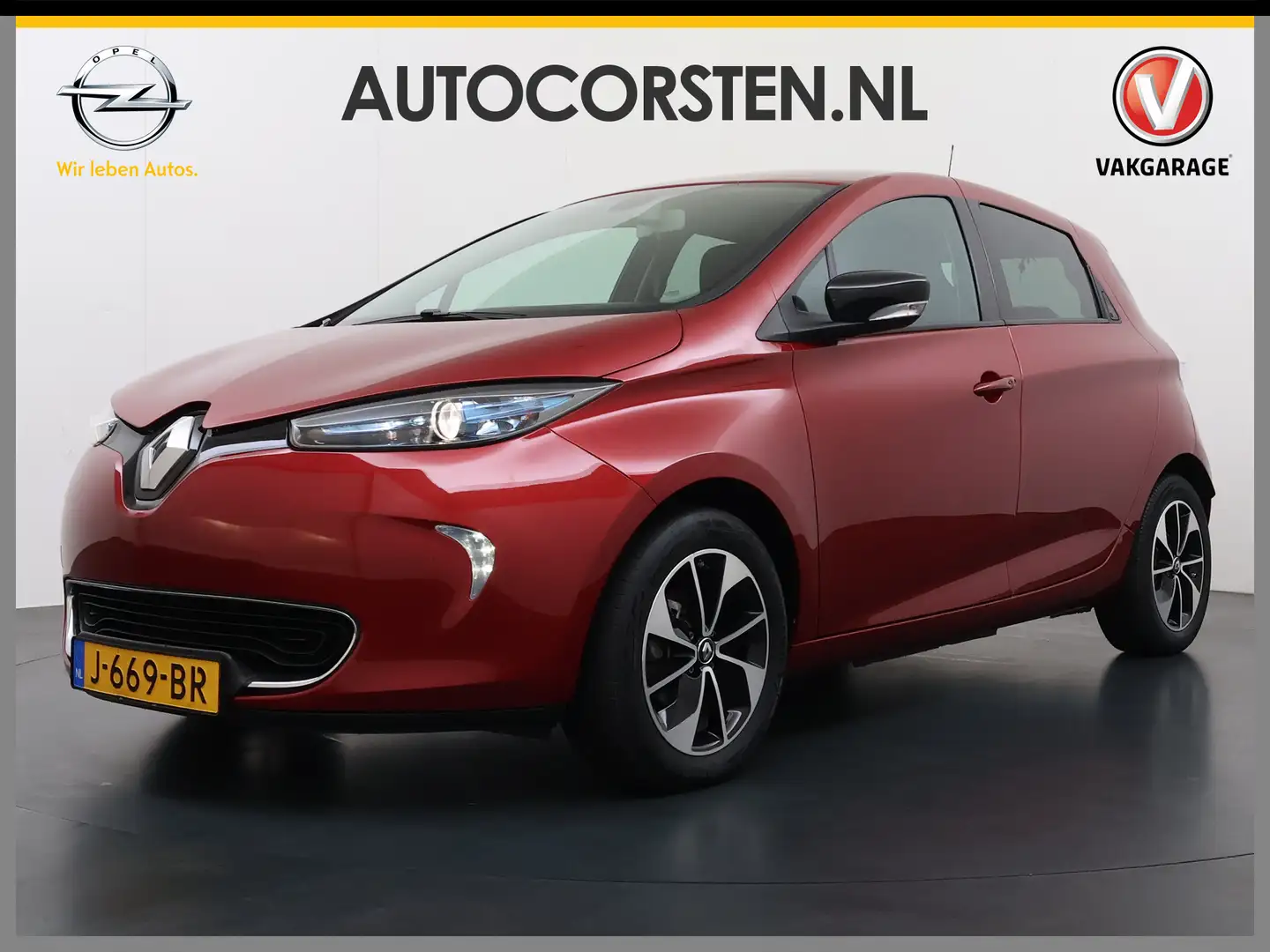 Renault ZOE R110 Limited 41kWh Huur Accu Navi Ecc Apple Carpla Rot - 1