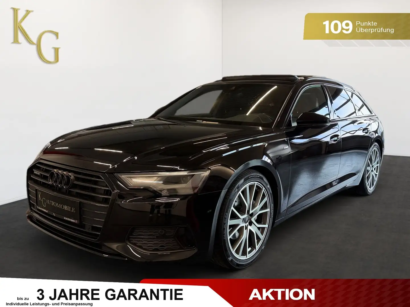 Audi A6 40 TDI quattro S-Line ab ca. 296€ monatlich Schwarz - 1