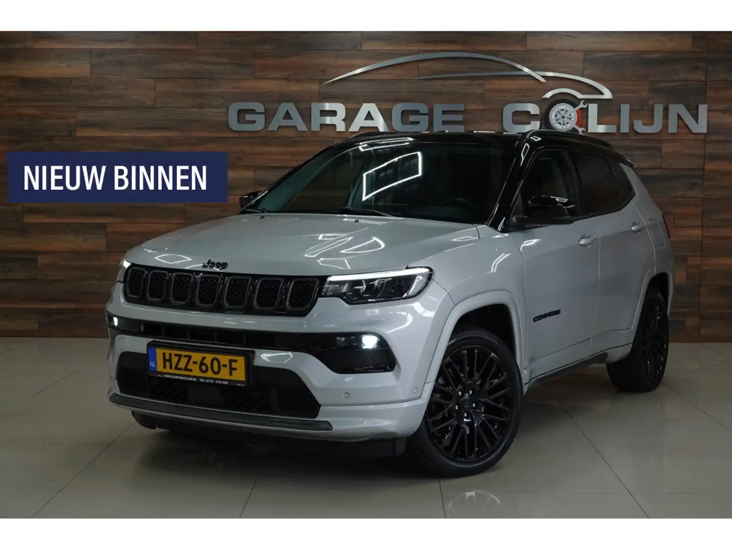 Jeep Compass 1.3 T 4XE | LED | CARPLAY | LEDER | PDC | Zilver - 1