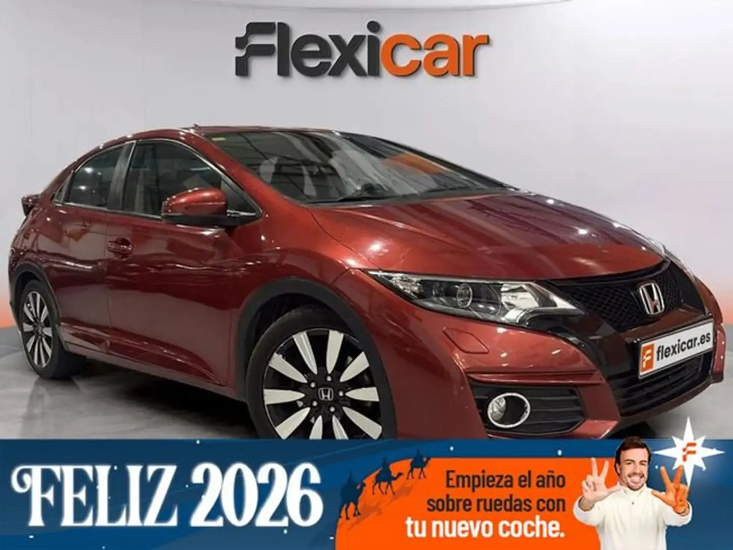 Honda Civic 1.6 i-DTEC Elegance Rouge - 1