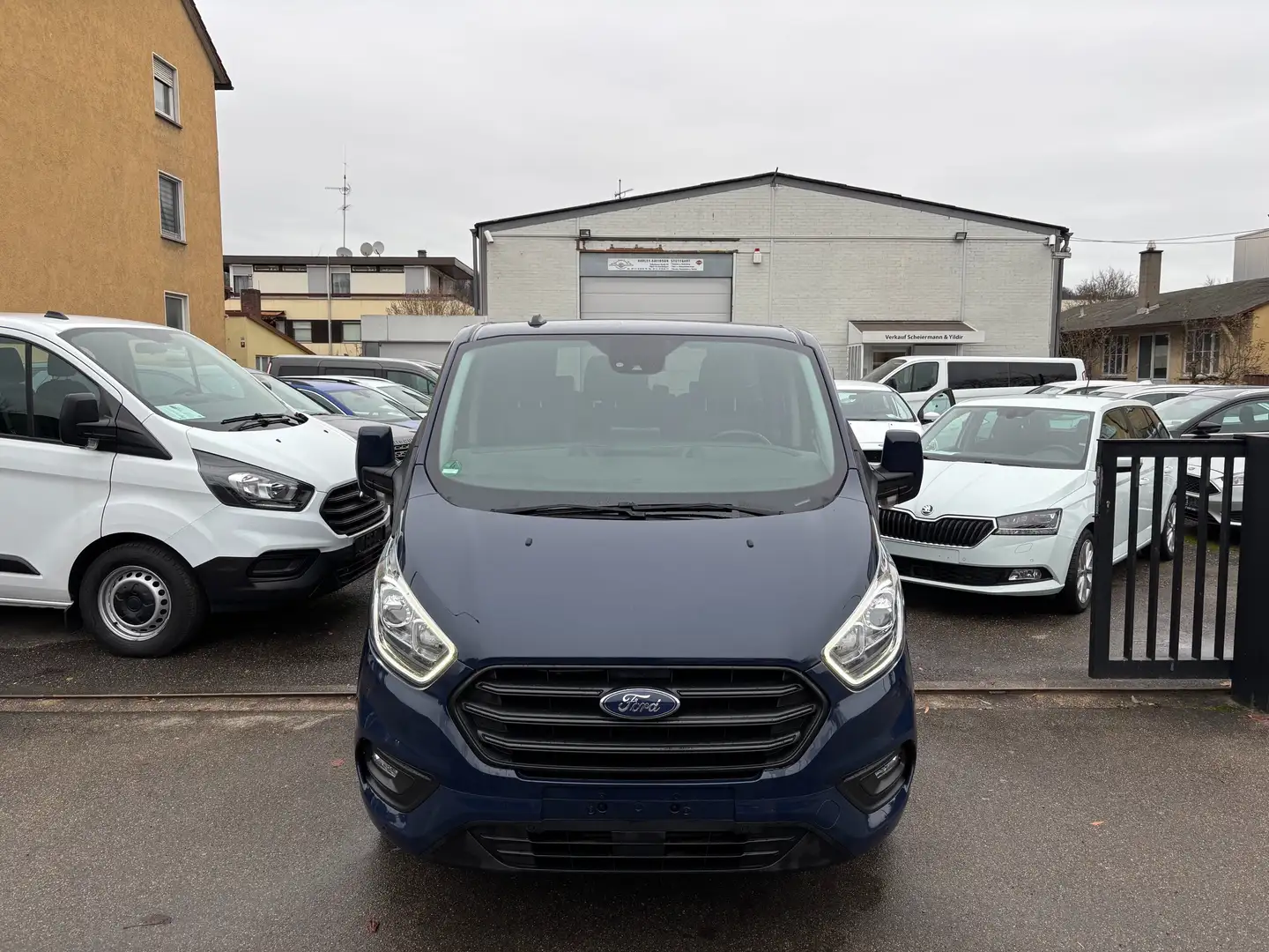Ford Transit Custom 320 L2 Trend Autom L2 Standhzg. PTS Bleu - 2