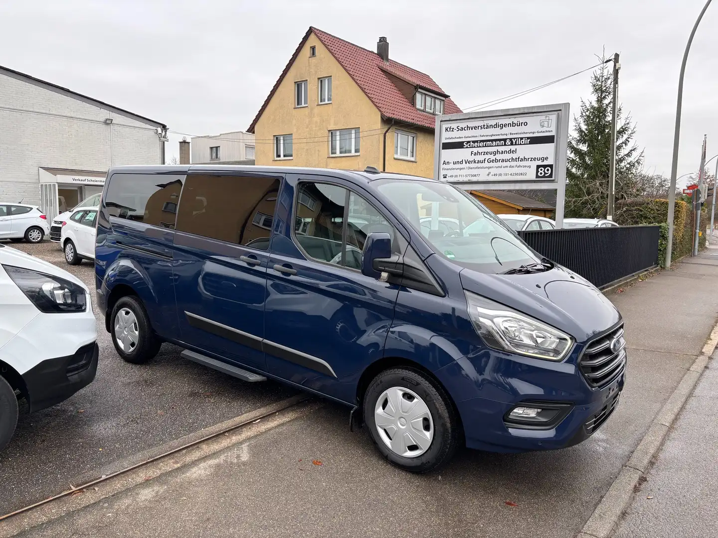 Ford Transit Custom 320 L2 Trend Autom L2 Standhzg. PTS Bleu - 1