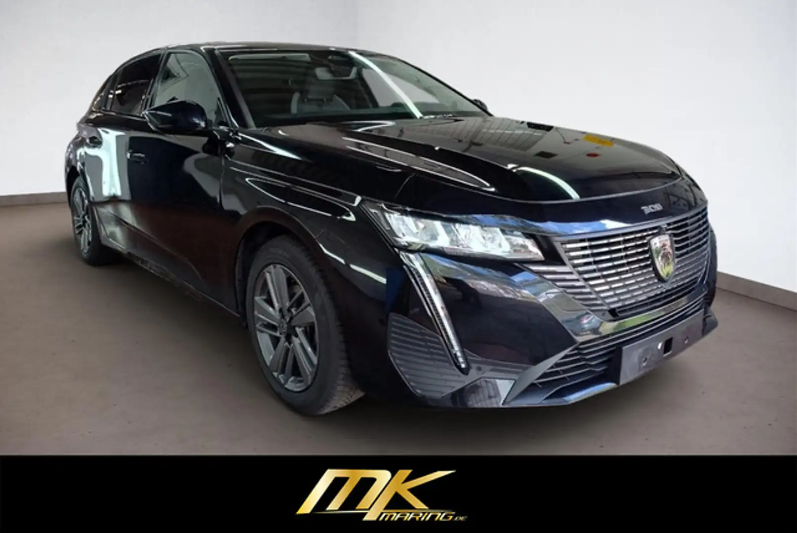 Peugeot 308 ALLURE PT 130*LED*SHZ*CARPLAY*KEYLESS*NAV*AL Schwarz - 1