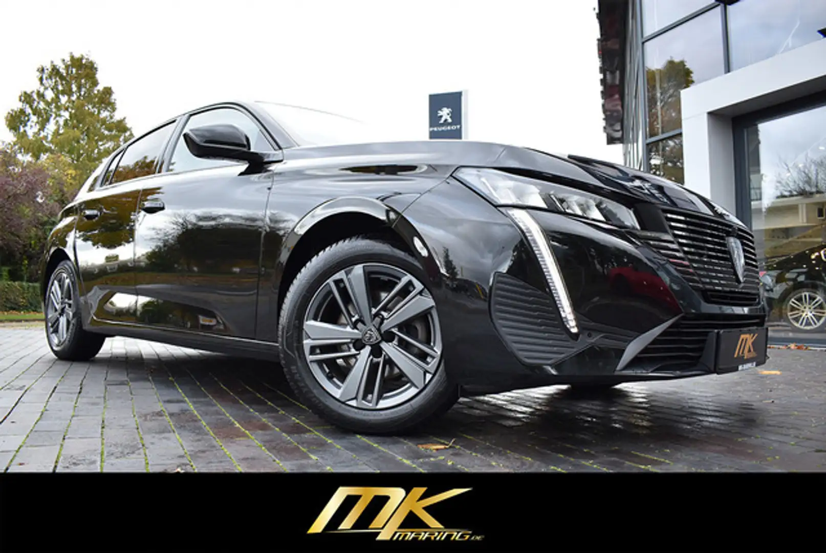 Peugeot 308 ALLURE PT 130*LED*SHZ*CARPLAY*KEYLESS*NAV*AL Noir - 2