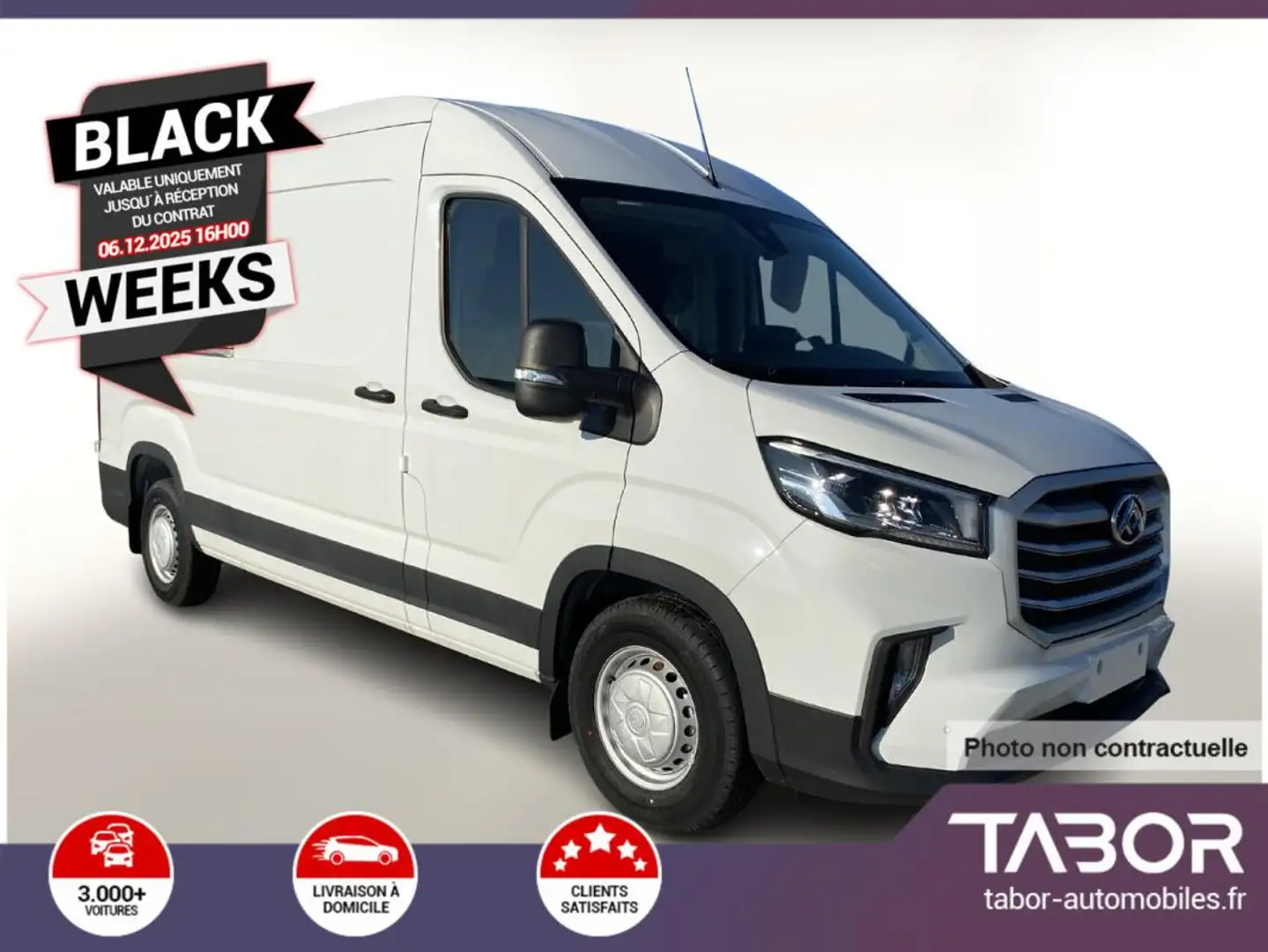 Maxus Deliver 9 2.0 Diesel 148 L3H2 LED cam PDC Blanc - 1