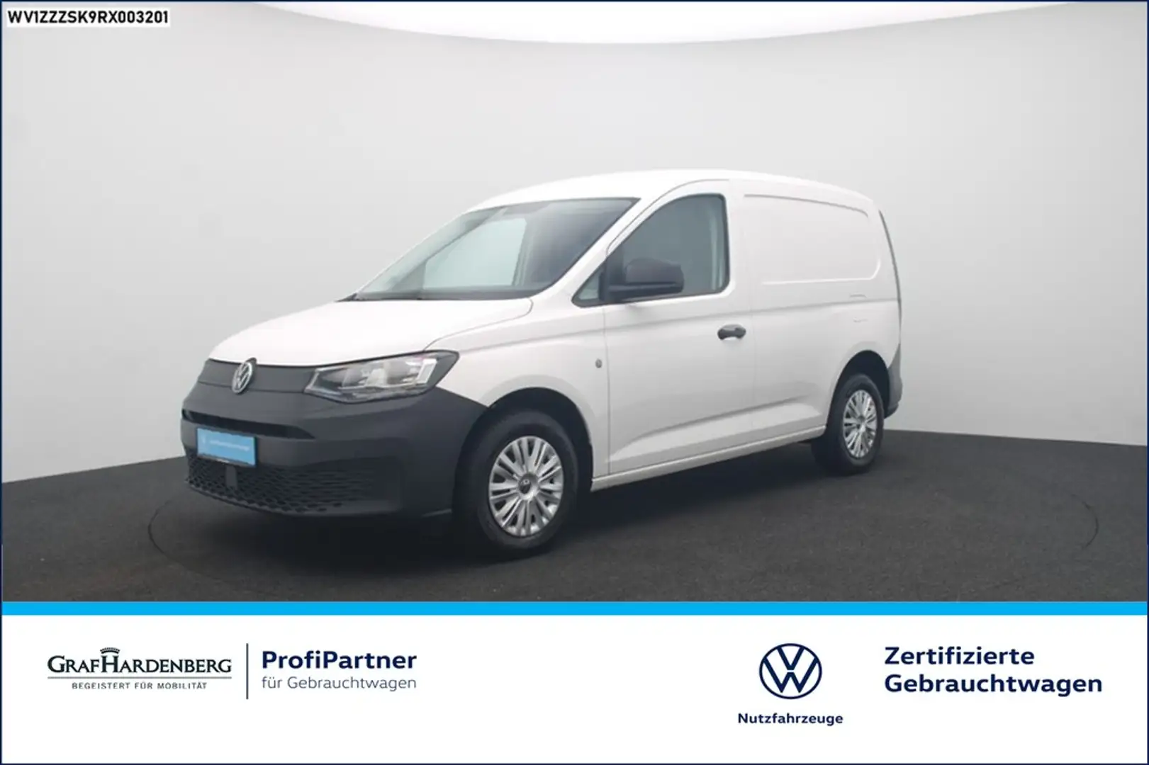Volkswagen Caddy Cargo 2.0 TDI Einparkhilfe DAB+ GJR Weiß - 1