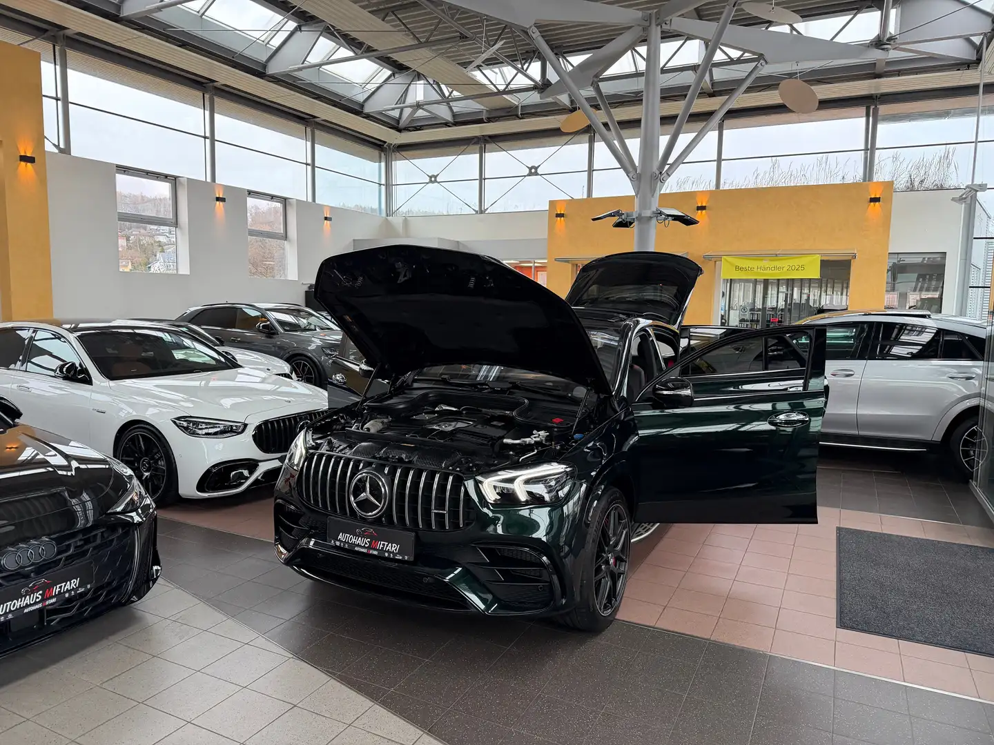 Mercedes-Benz GLE 63 AMG S Coupe Carbon Nappa Burmester 360° Keyless 22" Grün - 2