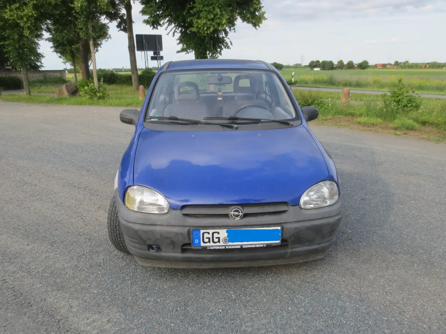 Opel Corsa Opel Corsa B Eco, HU fällig, wenig km Blau - 2