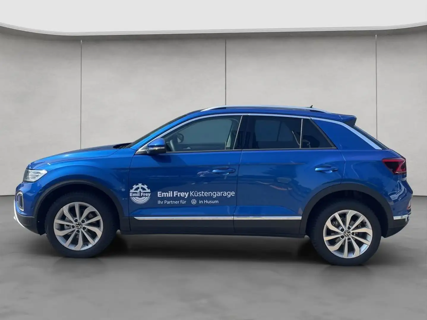 Volkswagen T-Roc Style 1.5 l TSI DSG,NAVI,STANDHZG.,IQ-LIGH Blauw - 2