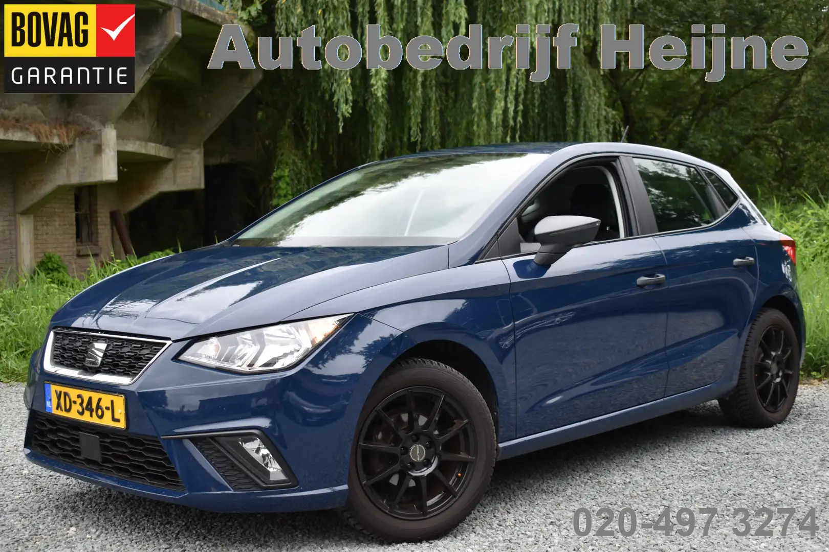 SEAT Ibiza 1.0 BUSINESS STYLE AIRCO/LMV/BLUETOOTH Blau - 1