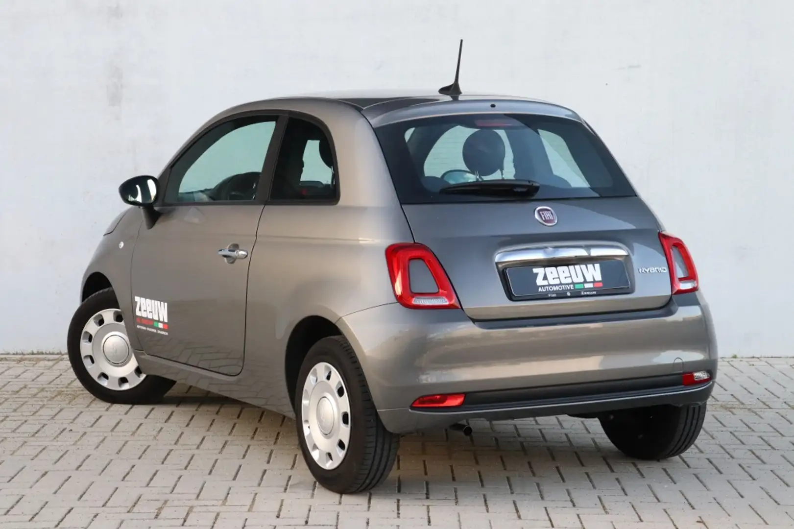 Fiat 500 1.0 Hybrid 70 PK Cult | Airco | Cruise | BTW Grijs - 2