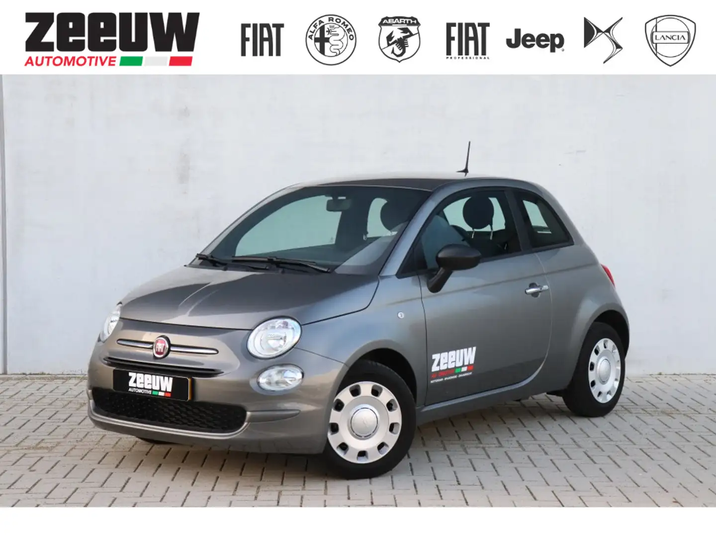 Fiat 500 1.0 Hybrid 70 PK Cult | Airco | Cruise | BTW Grijs - 1