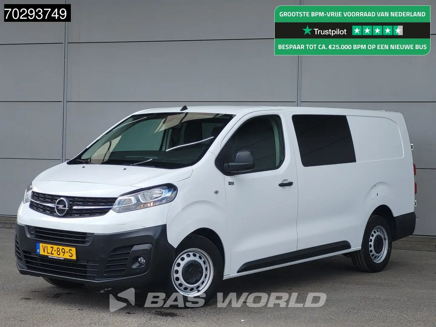 Opel Vivaro 120PK Dubbel Cabine L3H1 Trekhaak Airco Cruise Cam Wit - 1