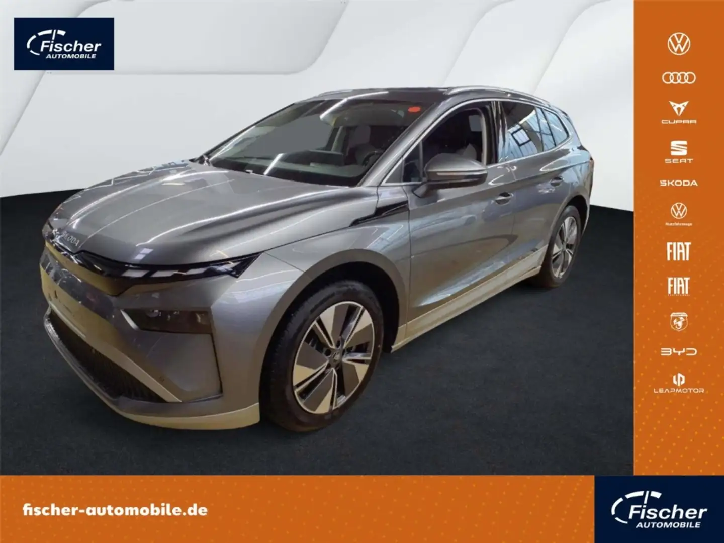 Skoda Enyaq Elektro Loft 77 kWh W-Pumpe/AHK/Pano/Matr. Grau - 1