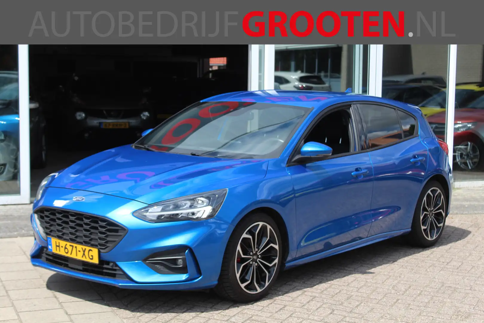 Ford Focus 1.0 EcoBoost ST Line Business Blauw - 1