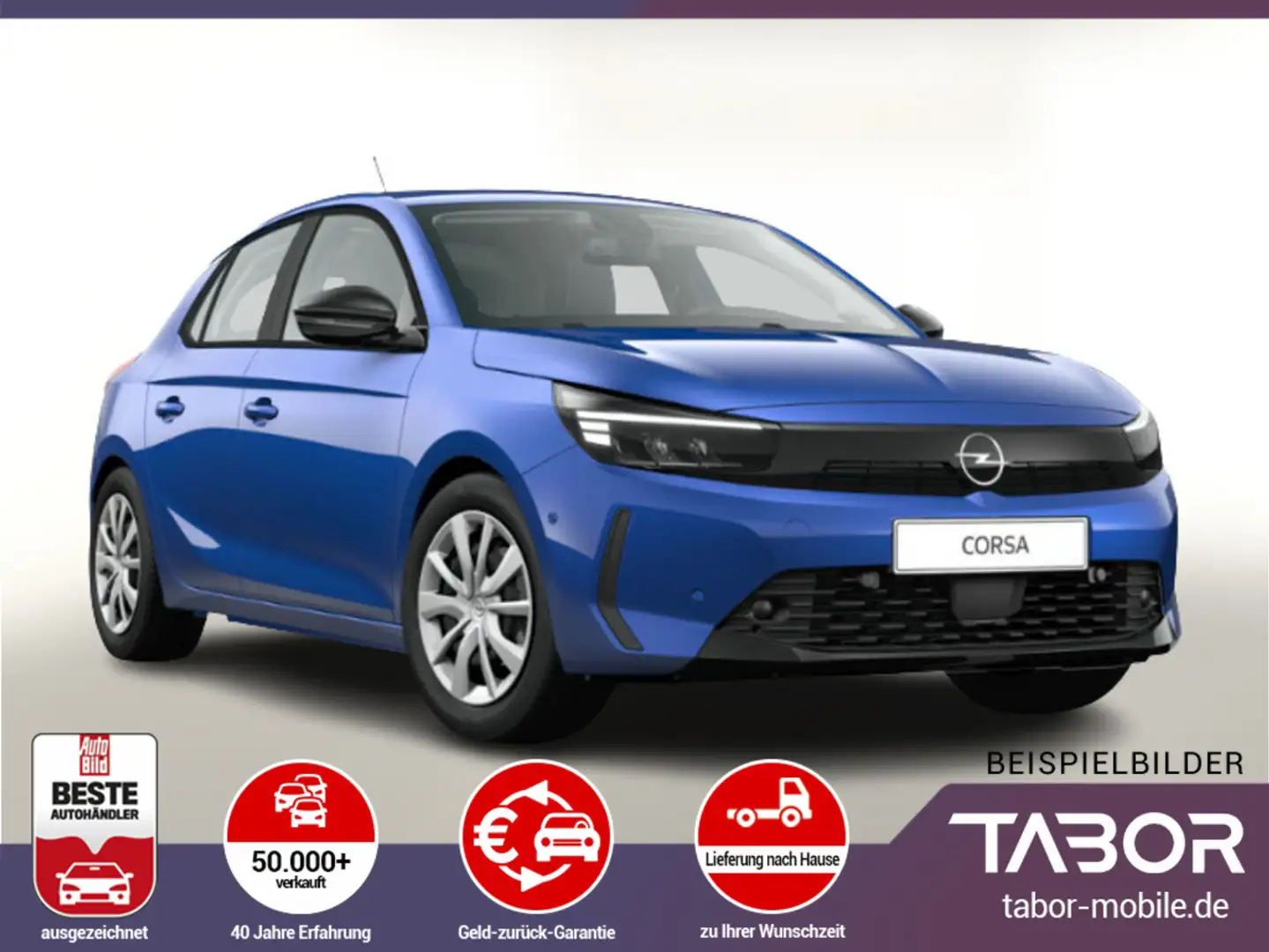 Opel Corsa 1.2 100 SichtP PDC 10"-DAB Temp CarPlay Blu/Azzurro - 2