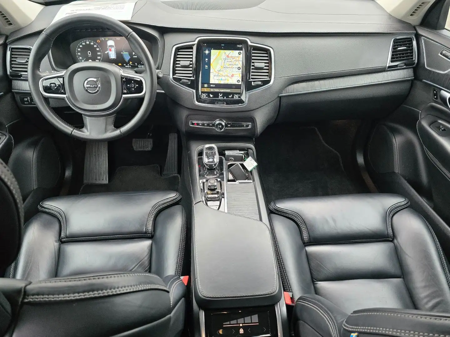 Volvo XC90 Inscrip*Plug-InHybrid*AWD*7sitz*LederKamera Zwart - 1