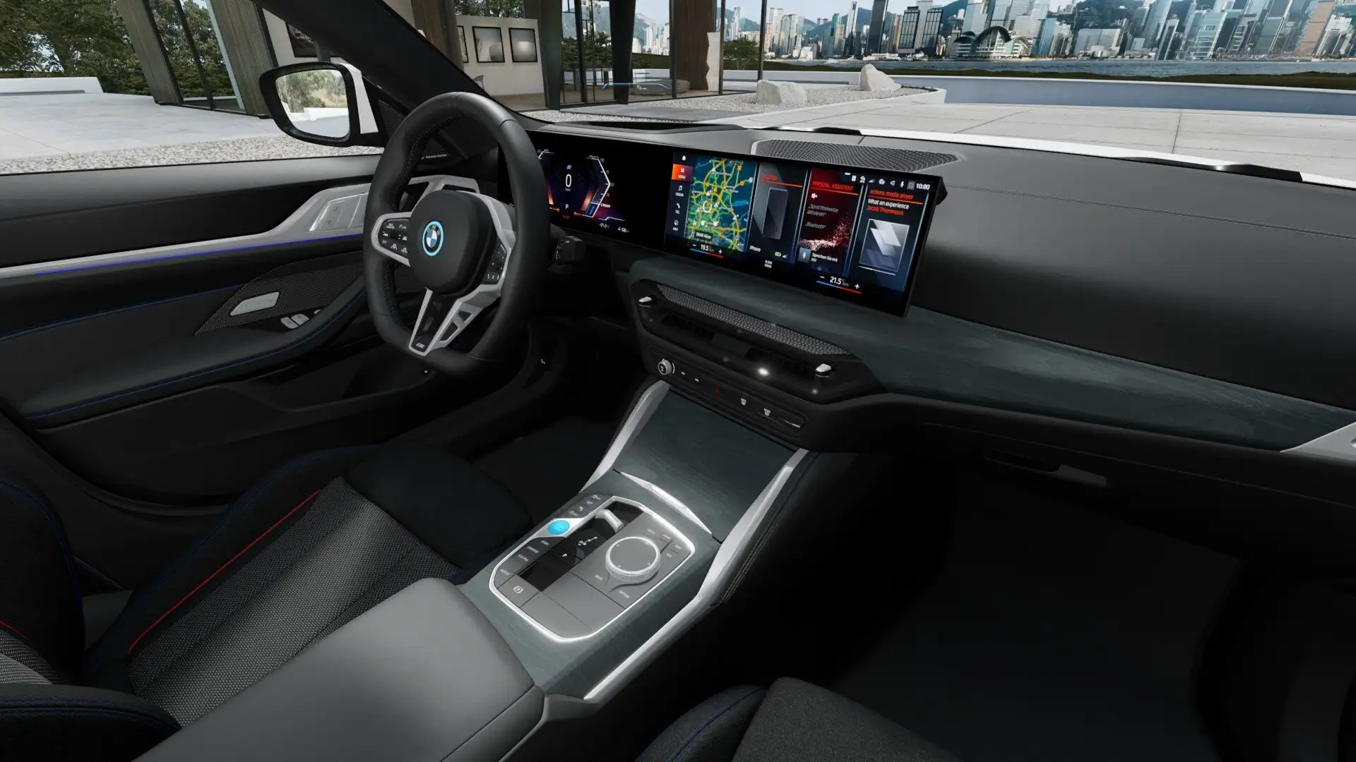 BMW i4 eDrive40 M Sport Pro || 360° AHK DrivingAssProf. Weiß - 2