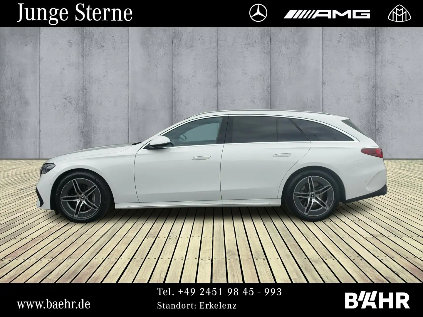 Mercedes-Benz E 450 E 450 d 4M T AMG/MBUX/Digital-Light/AHK/Pano/360 Weiß - 2