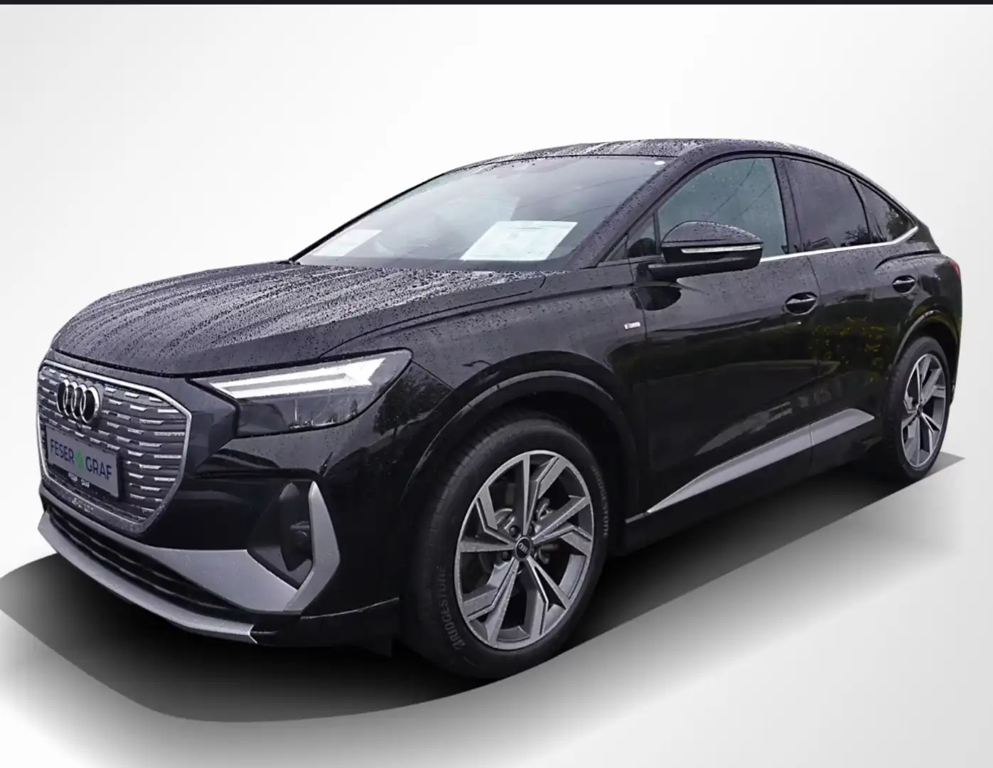 Audi Q4 e-tron Q4 35 e-tron Sportback/2x S-Line,unfallfrei Schwarz - 2