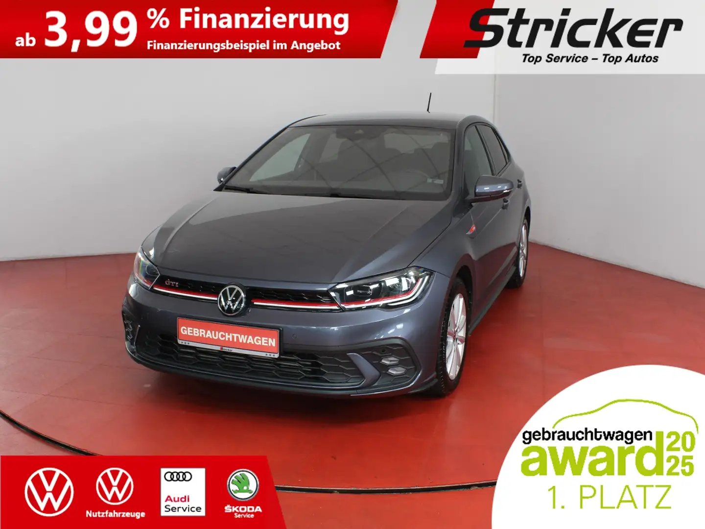 Volkswagen Polo GTI 2.0TSI DSG 199,-ohne Anzahlung ACC App-Connec Grau - 2