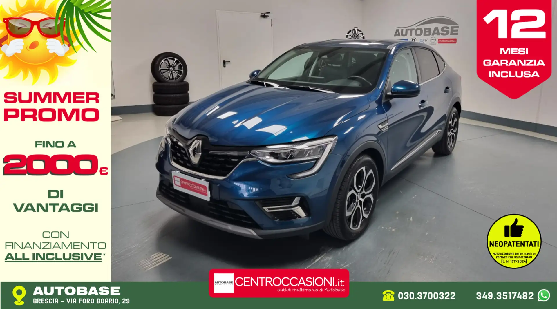 Renault Arkana 1.6 E-Tech full hybrid Intens 145cv Blu/Azzurro - 1