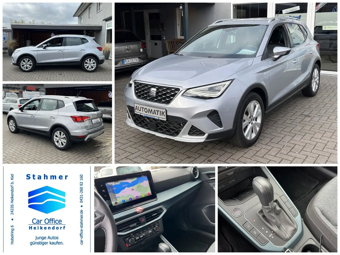 SEAT Arona Xperience 1.0 Automatik*Navi*Led*Shz*19tkm Silber - 1