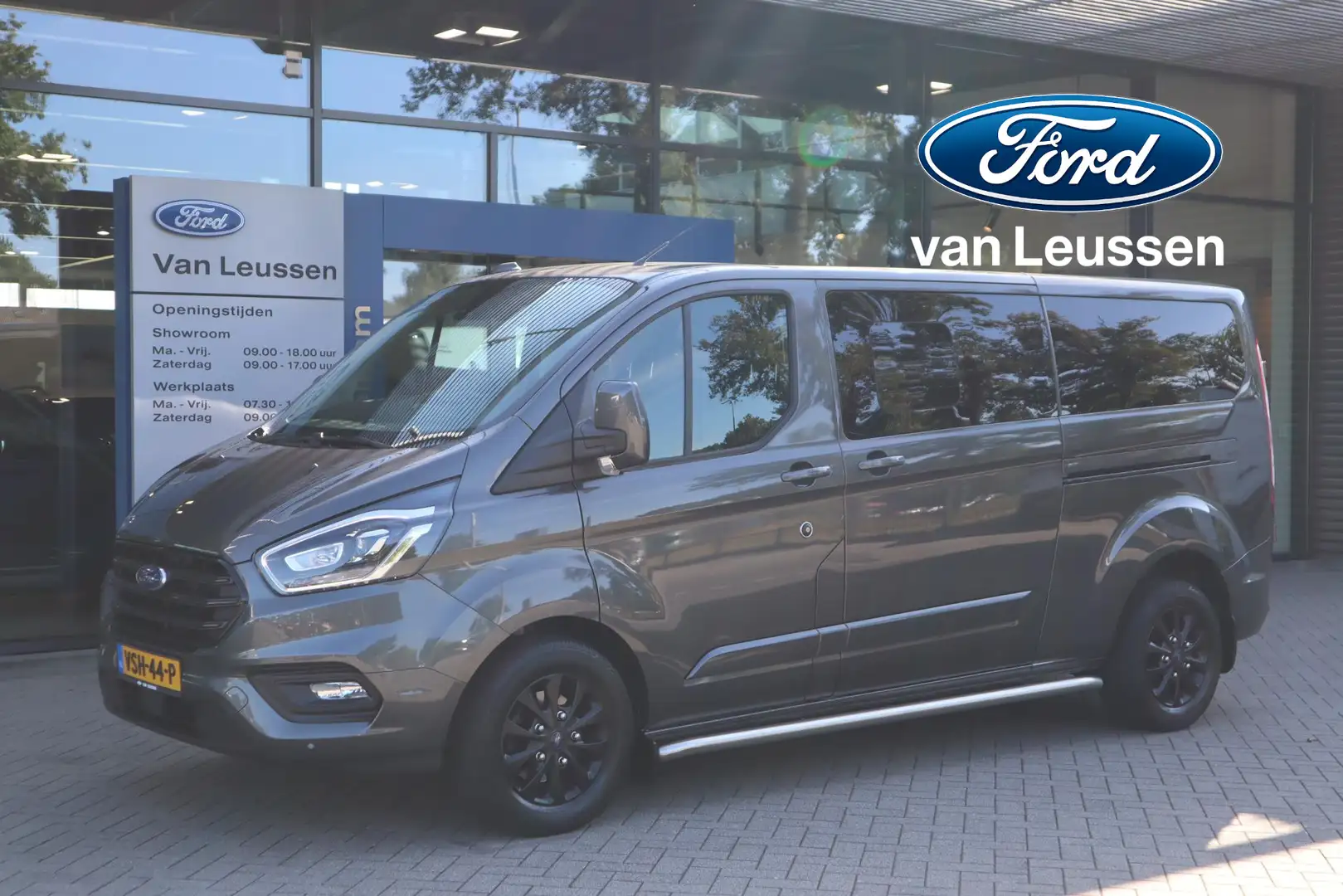 Ford Transit Custom 170PK L2 LIMITED DC AUTOMAAT APPLE/ANDROID SIDEBAR Gris - 1