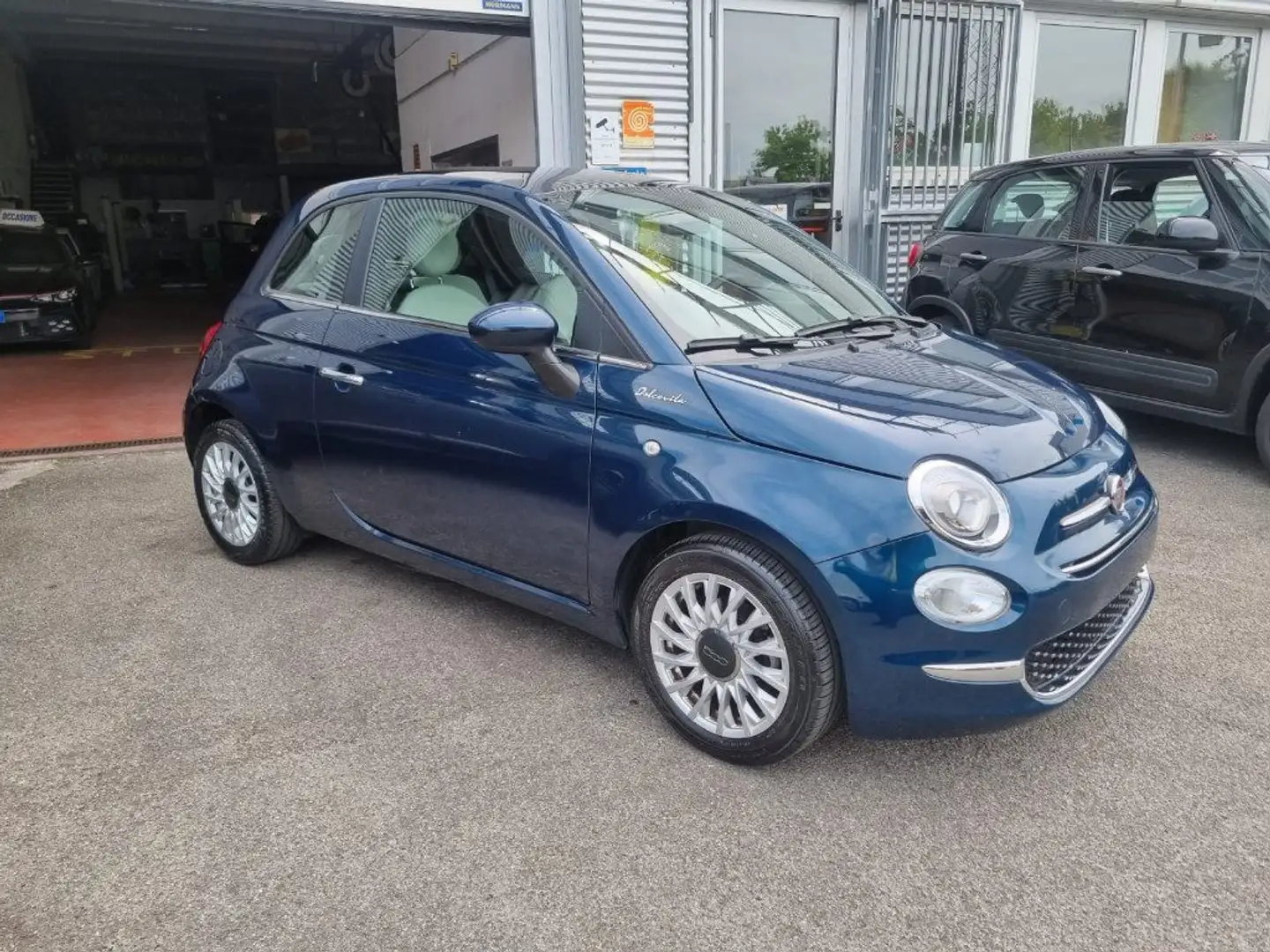 Fiat 500 1.0 Hybrid Dolcevita Bleu - 1