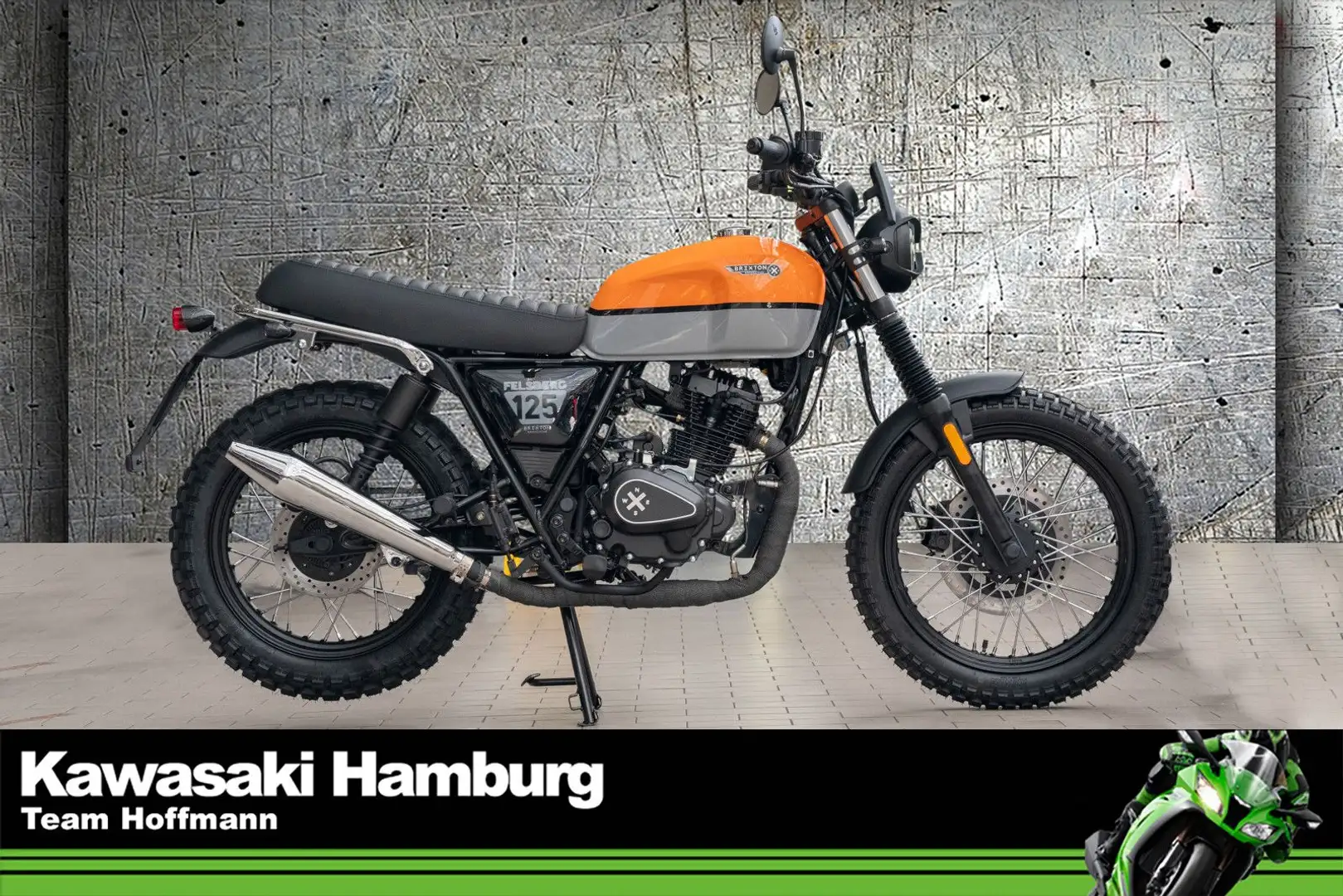Brixton Felsberg 125 ABS, Euro 5+, Lieferservice Orange - 1