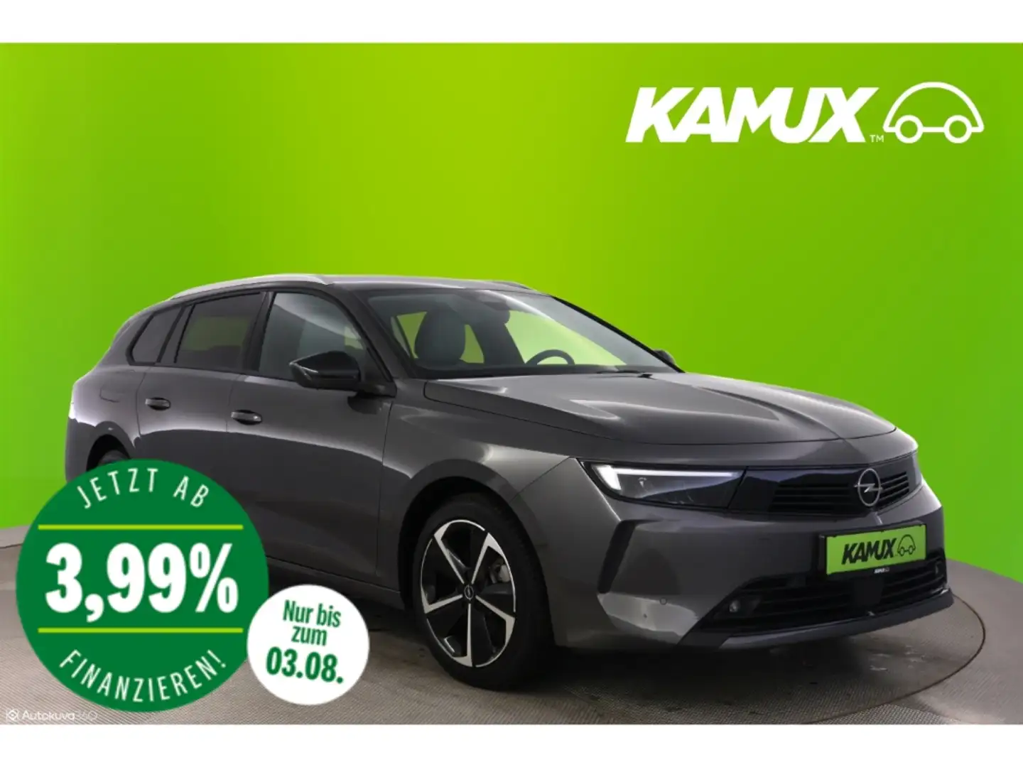 Opel Astra 1.5D ST Aut.Elegance+LED+NAVI+AHK+PDC Gris - 1