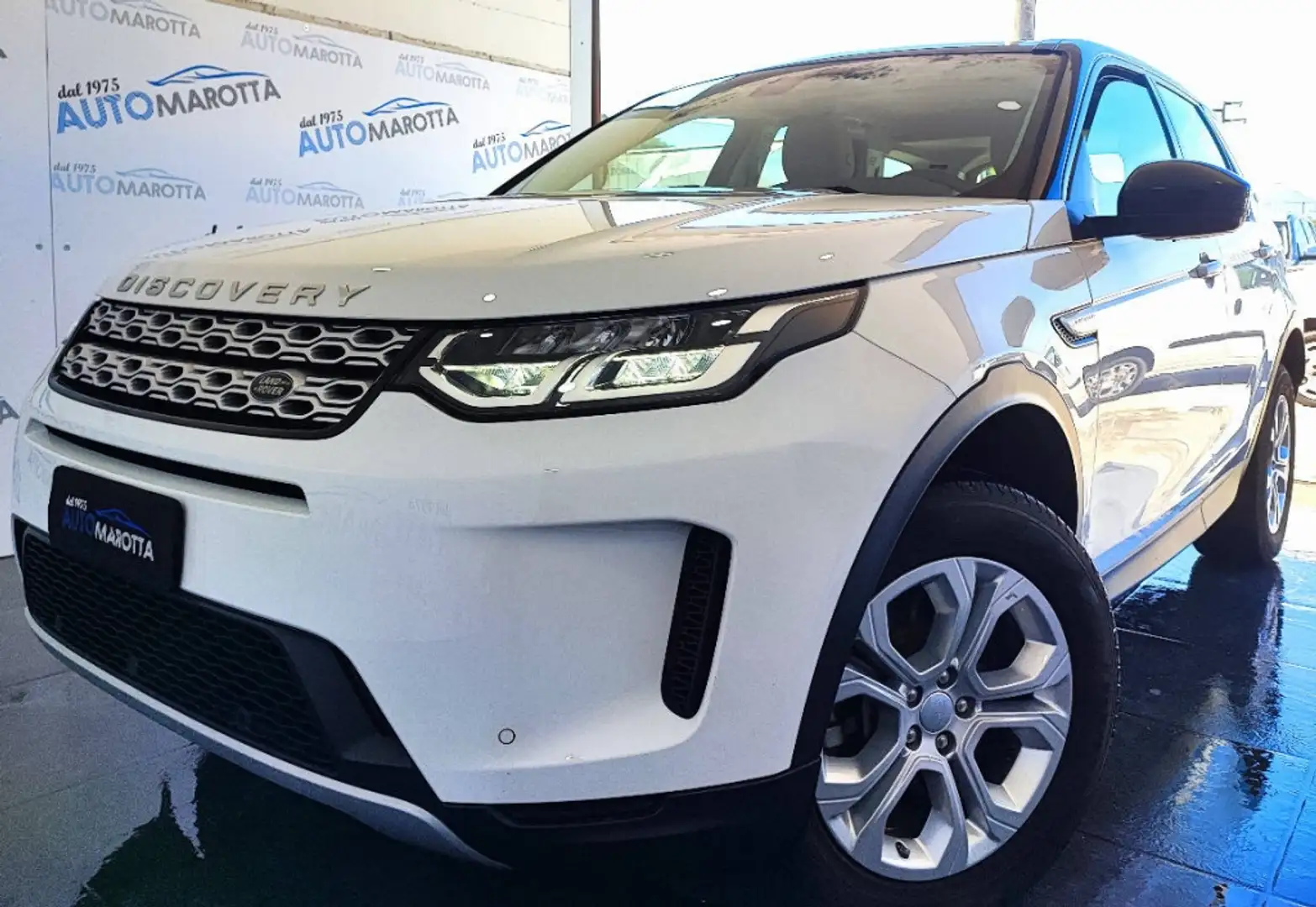 Land Rover Discovery Sport 2.0d i4 mhev S awd 150cv PELLE! RETRO! APPLE! Bianco - 2