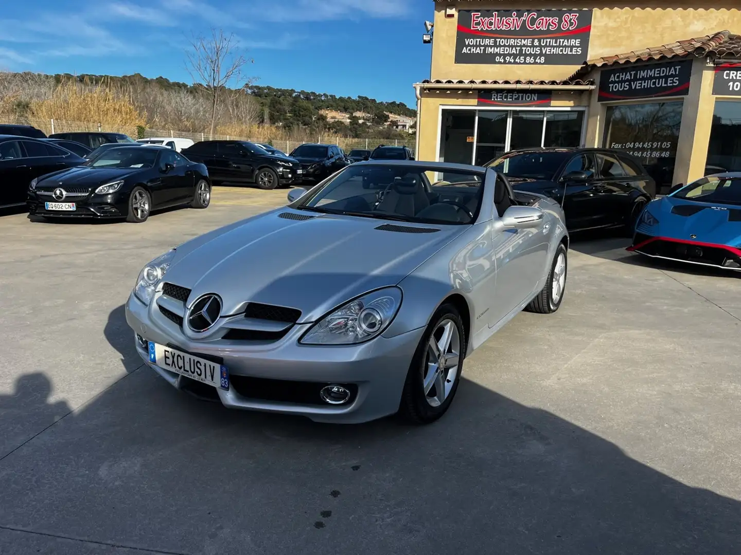 Mercedes-Benz SLK 200 200K Gris - 1