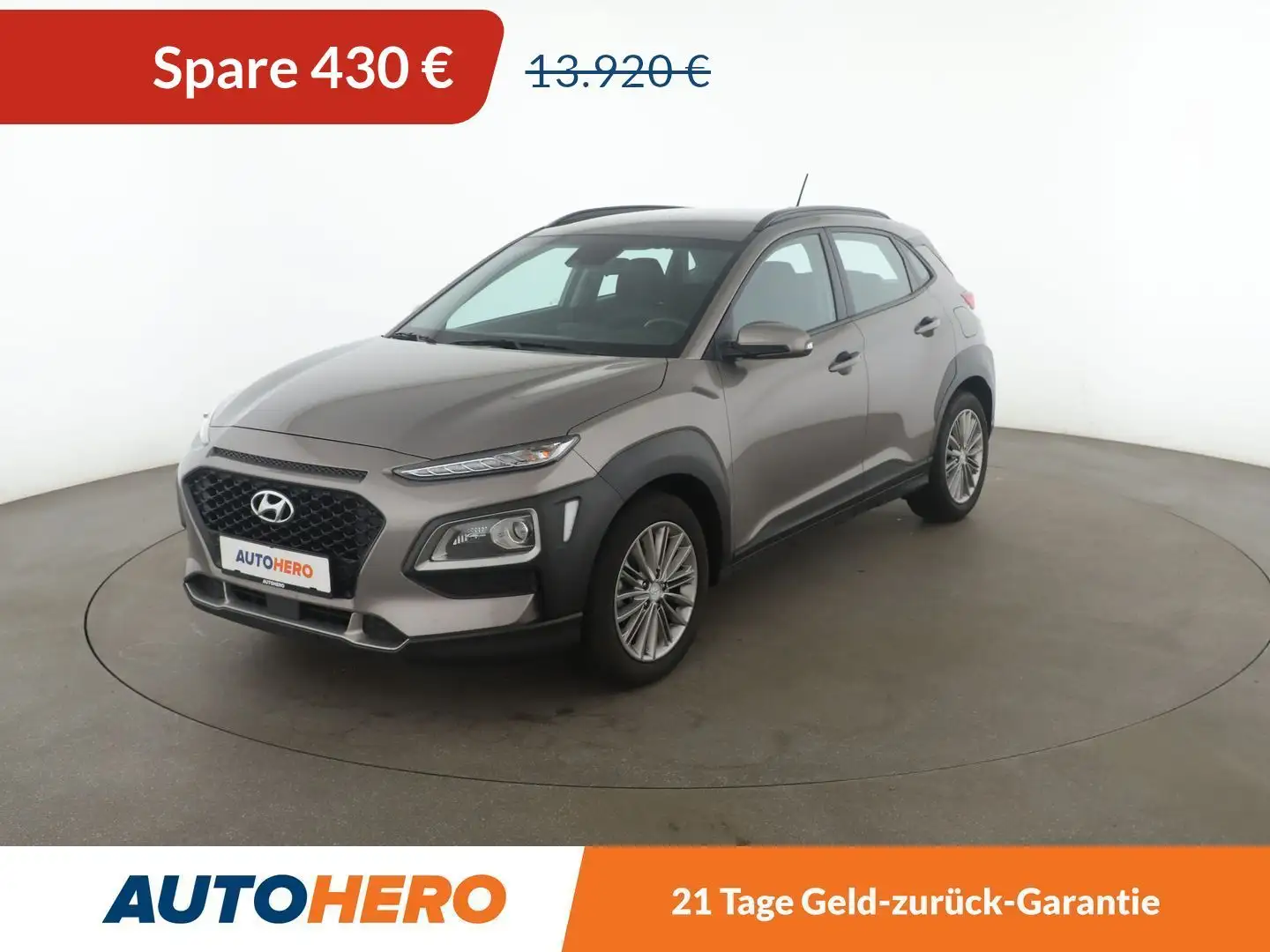 Hyundai KONA 1.0 TGDI Trend 2WD *TEMPO*CAM*SHZ*LHZ*ALU* Grau - 1