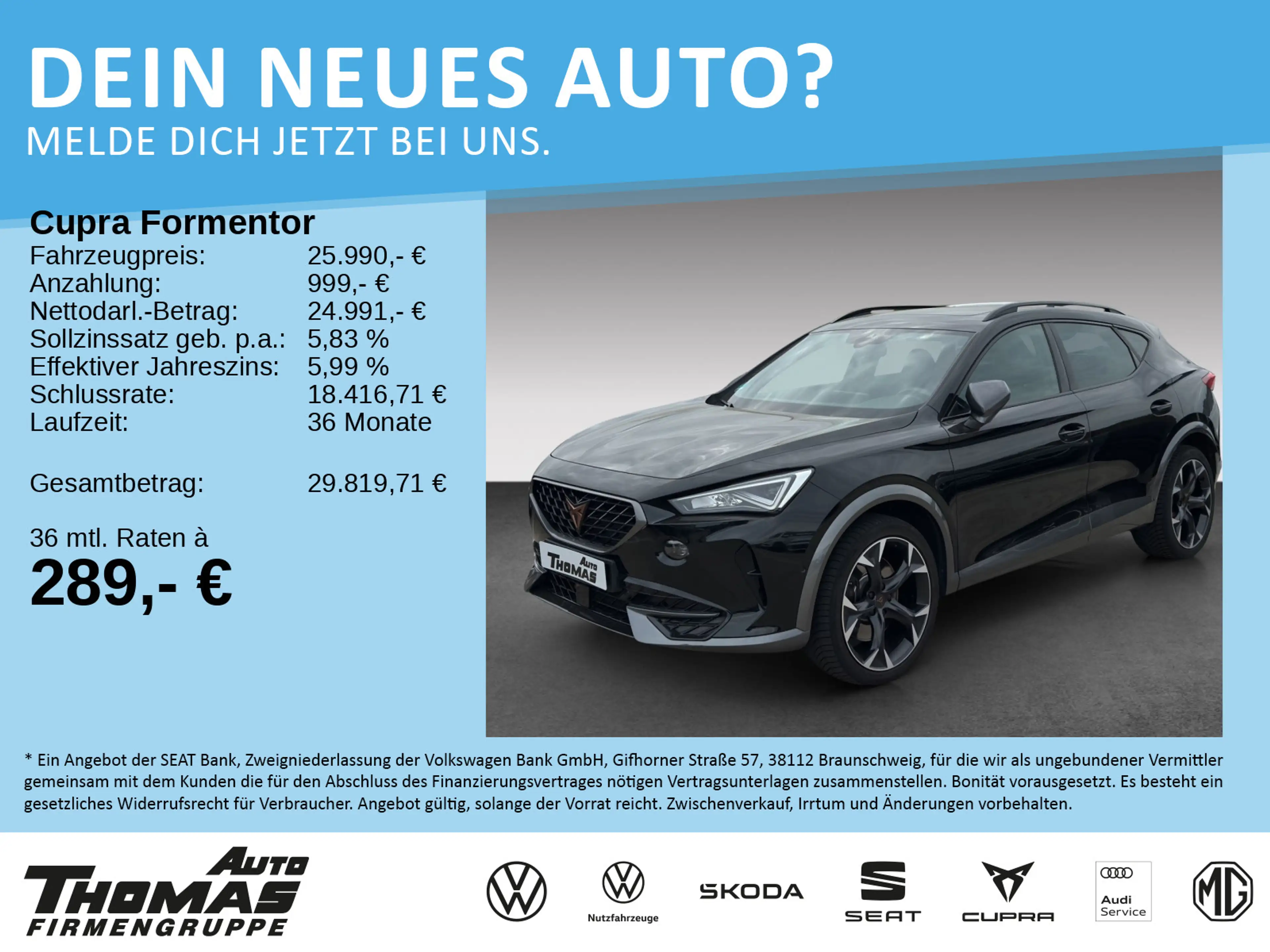CUPRA Formentor VZ 2.0 TSI DSG ACC+PANO+FULL LINK