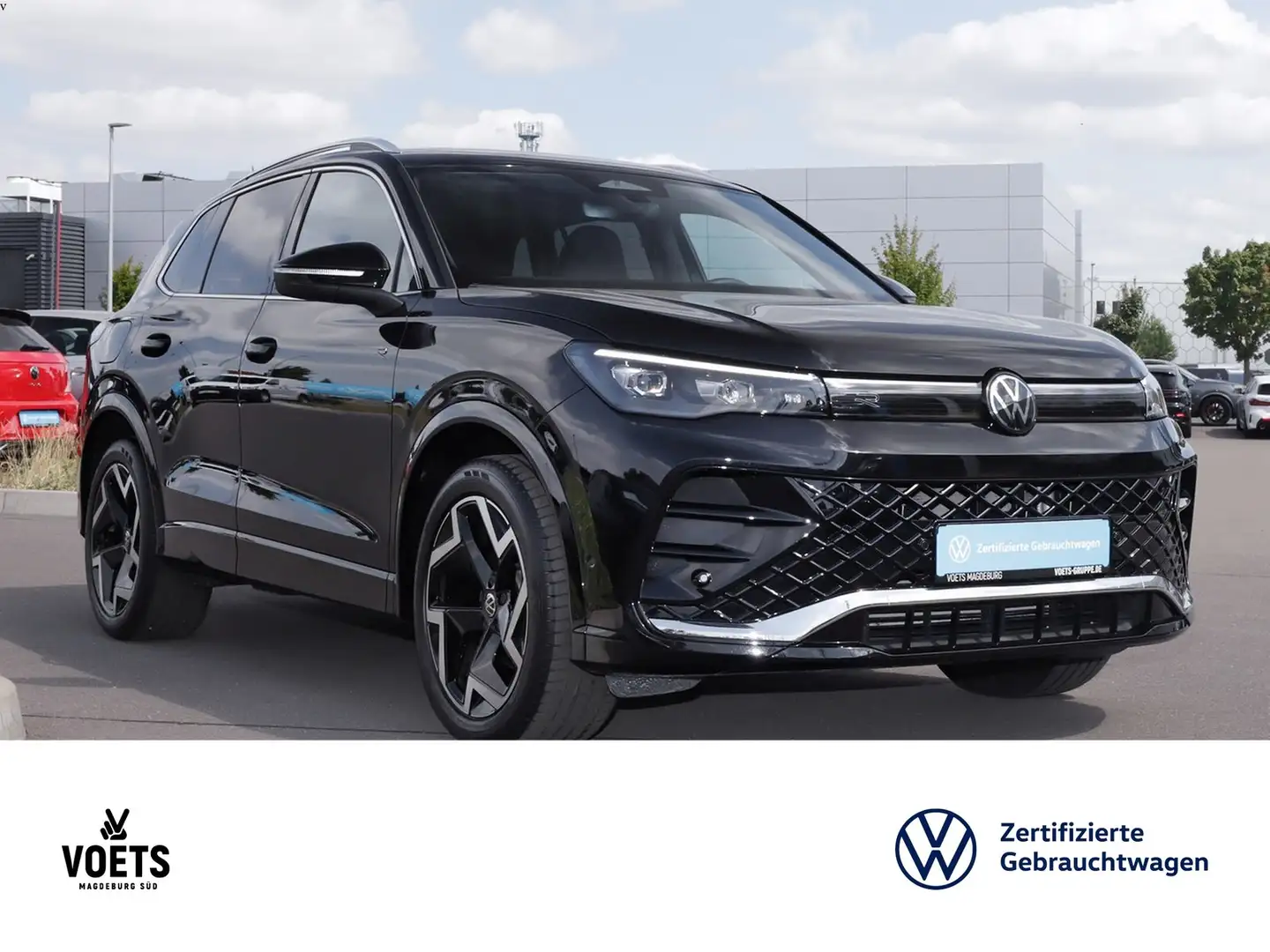 Volkswagen Tiguan R-LINE 1.5 eTSI DSG LED PLUS+AHK+IDA+ACC Schwarz - 2